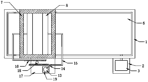 Transporting device for bamboo wood particle production