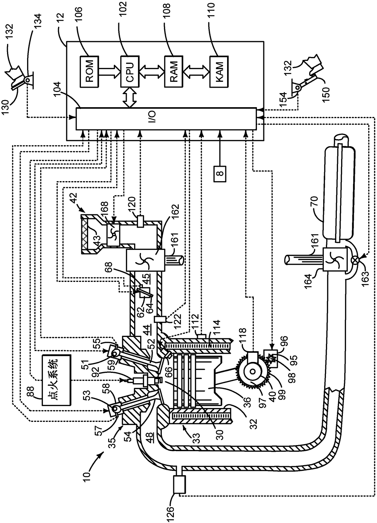 Transient power control method for an engine that includes a compressor