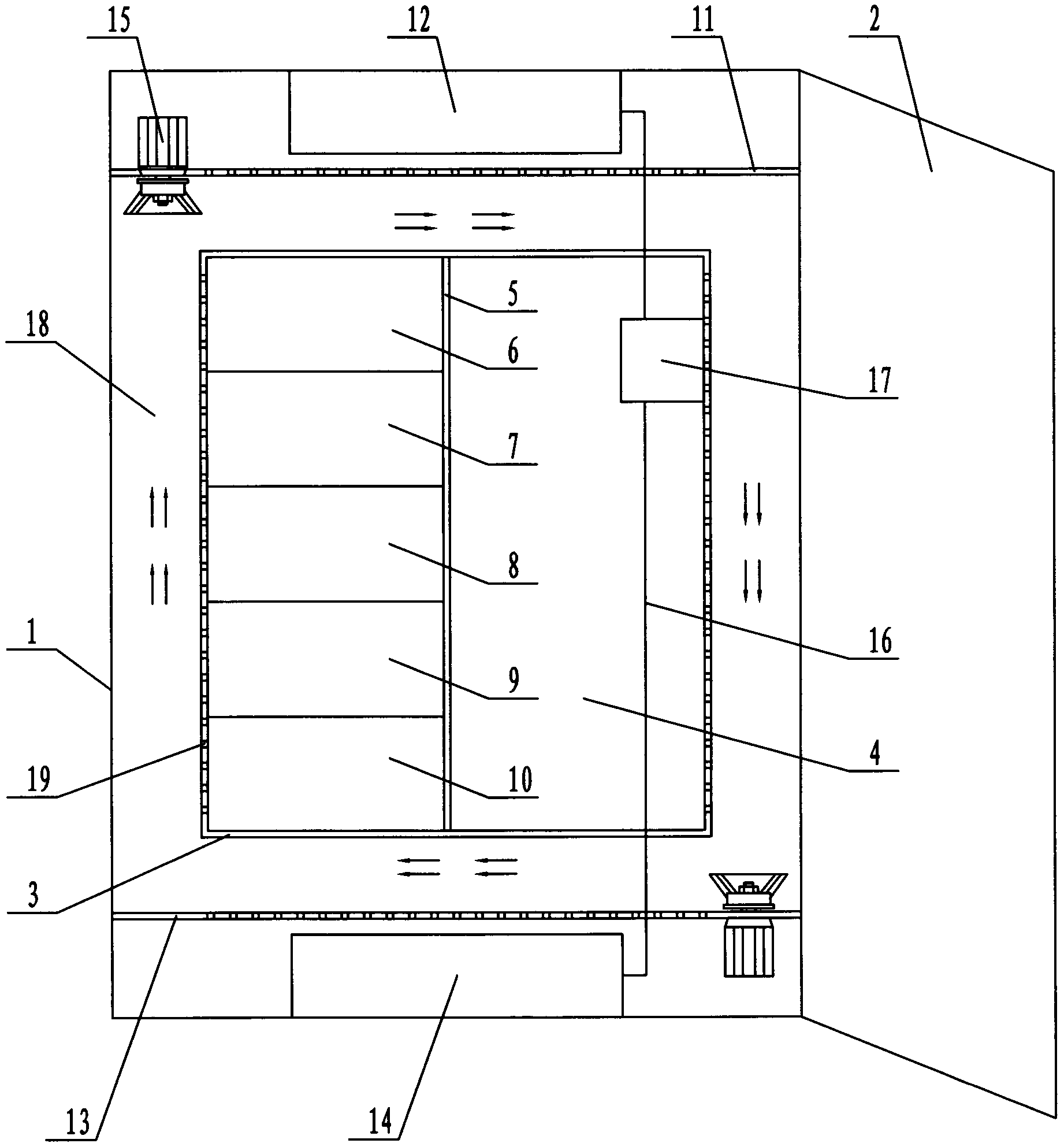 Constant-temperature inner-circulation substation