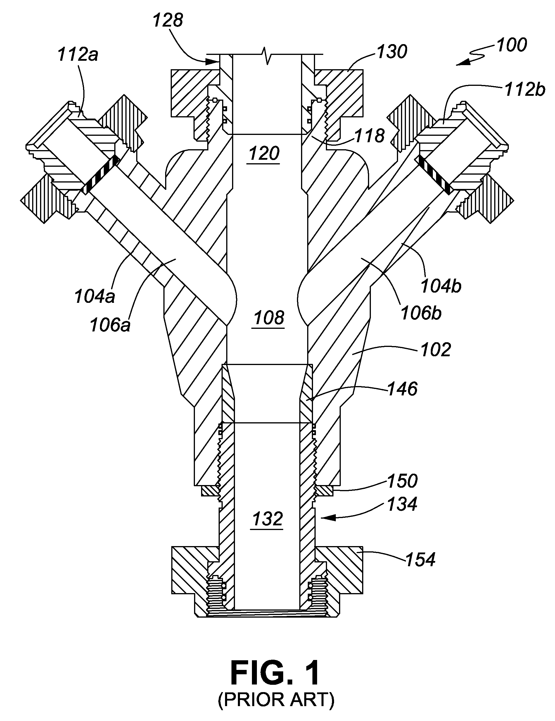 Erosion resistant frac head