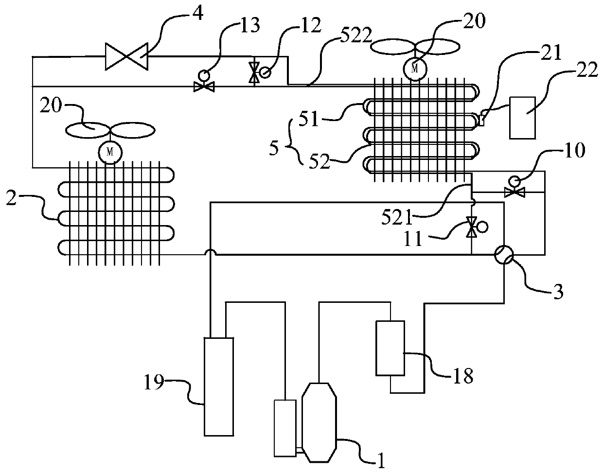 Heat pump system, control method and air conditioner