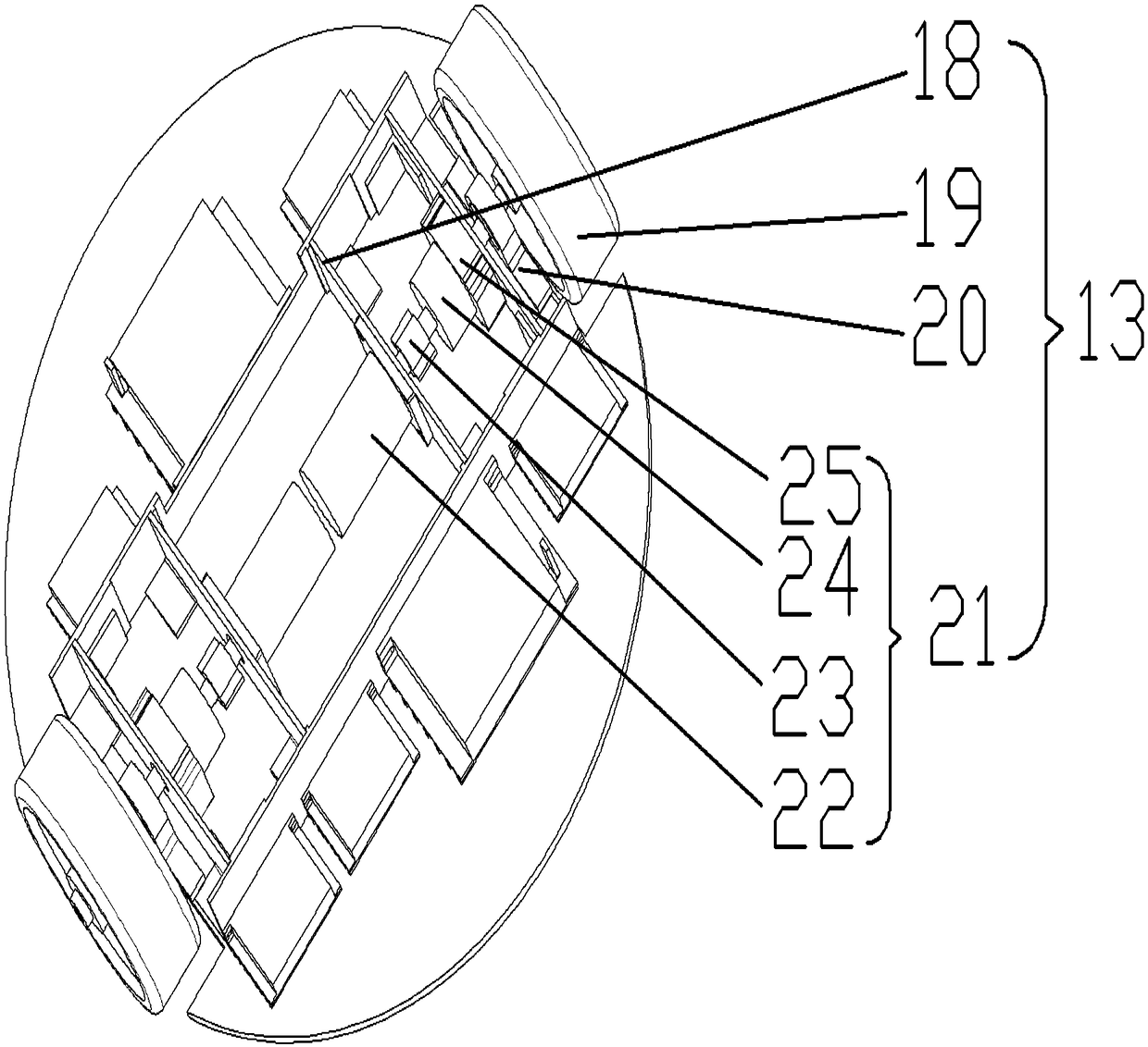 Intelligent-manufacturing-field-oriented mobile machine tool fault diagnosis robot