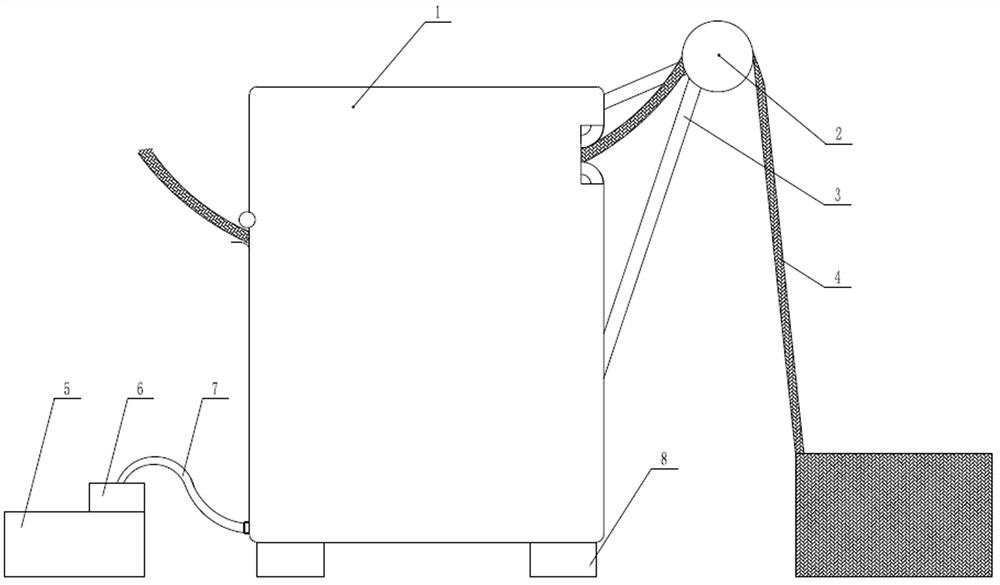 Tow flavoring device and method for flavoring cigarette filter sticks