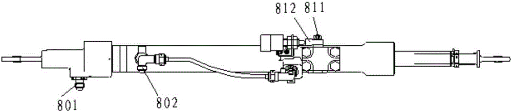 Multi-angle control hatch door of airplane