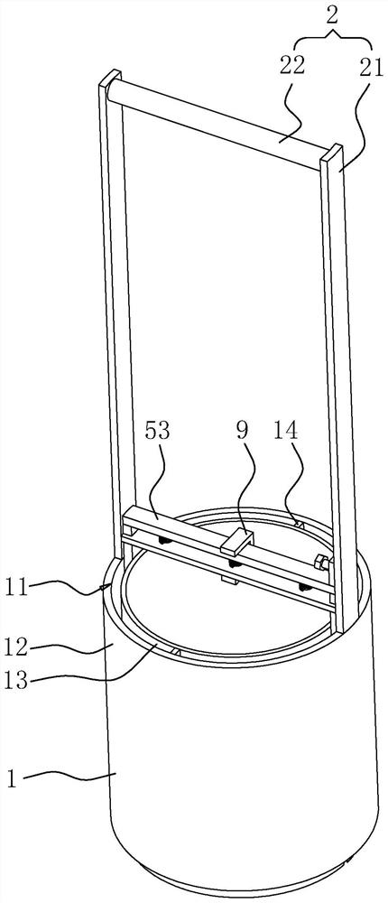 Soil sampling device for testing compactness of roadbed for engineering supervision