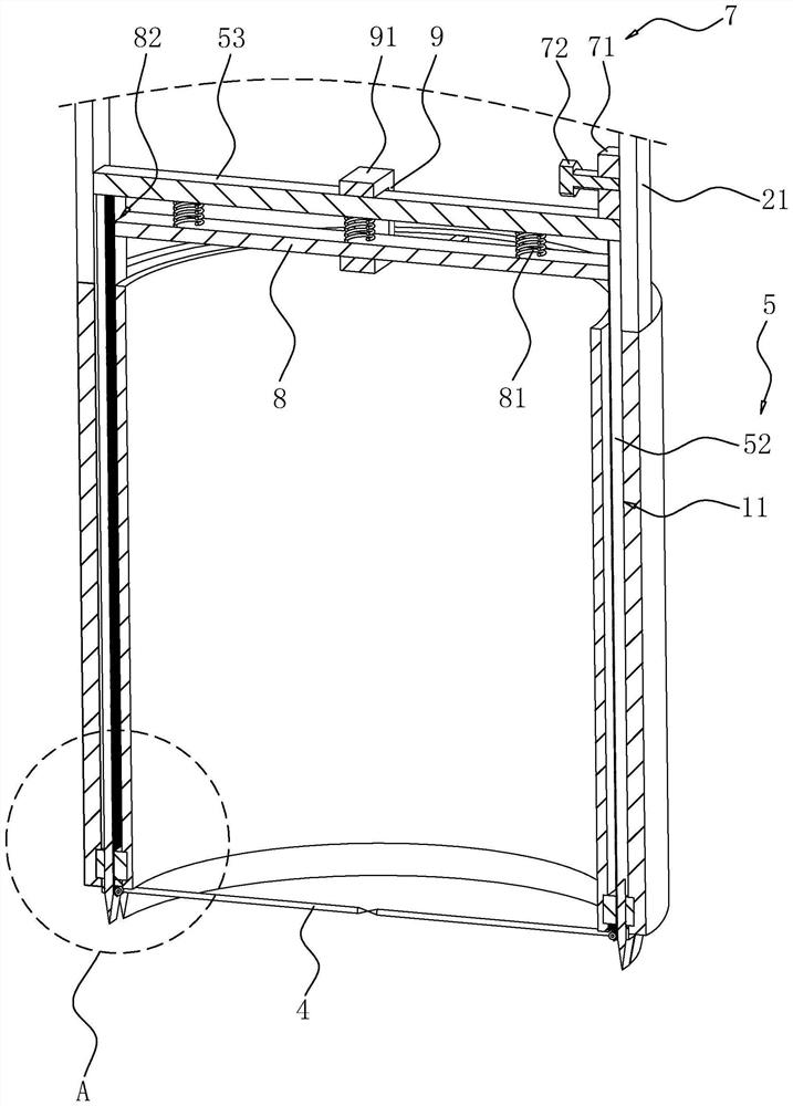 Soil sampling device for testing compactness of roadbed for engineering supervision