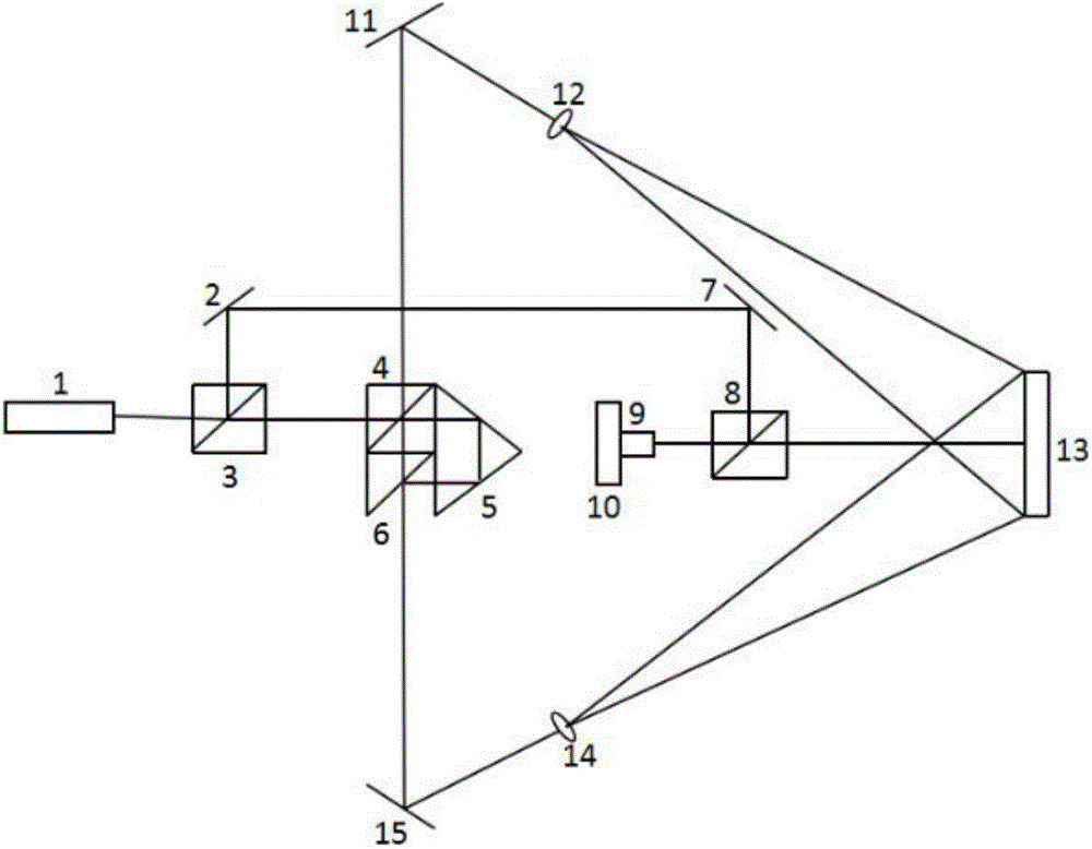 A dual-optical-path three-dimensional speckle interference system based on spectroscopes