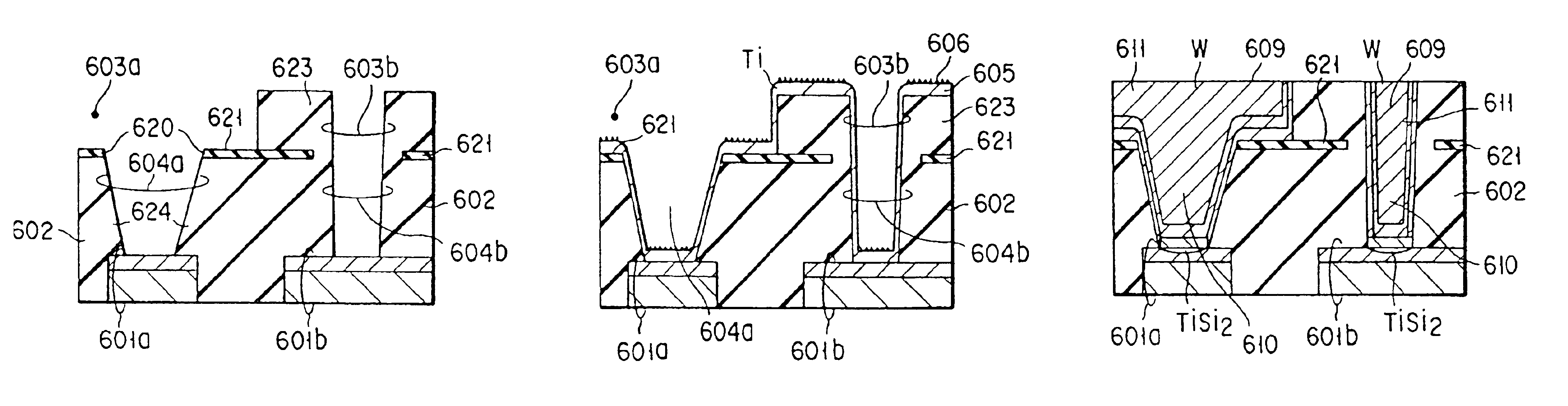 Semiconductor device with tapered contact hole and wire groove