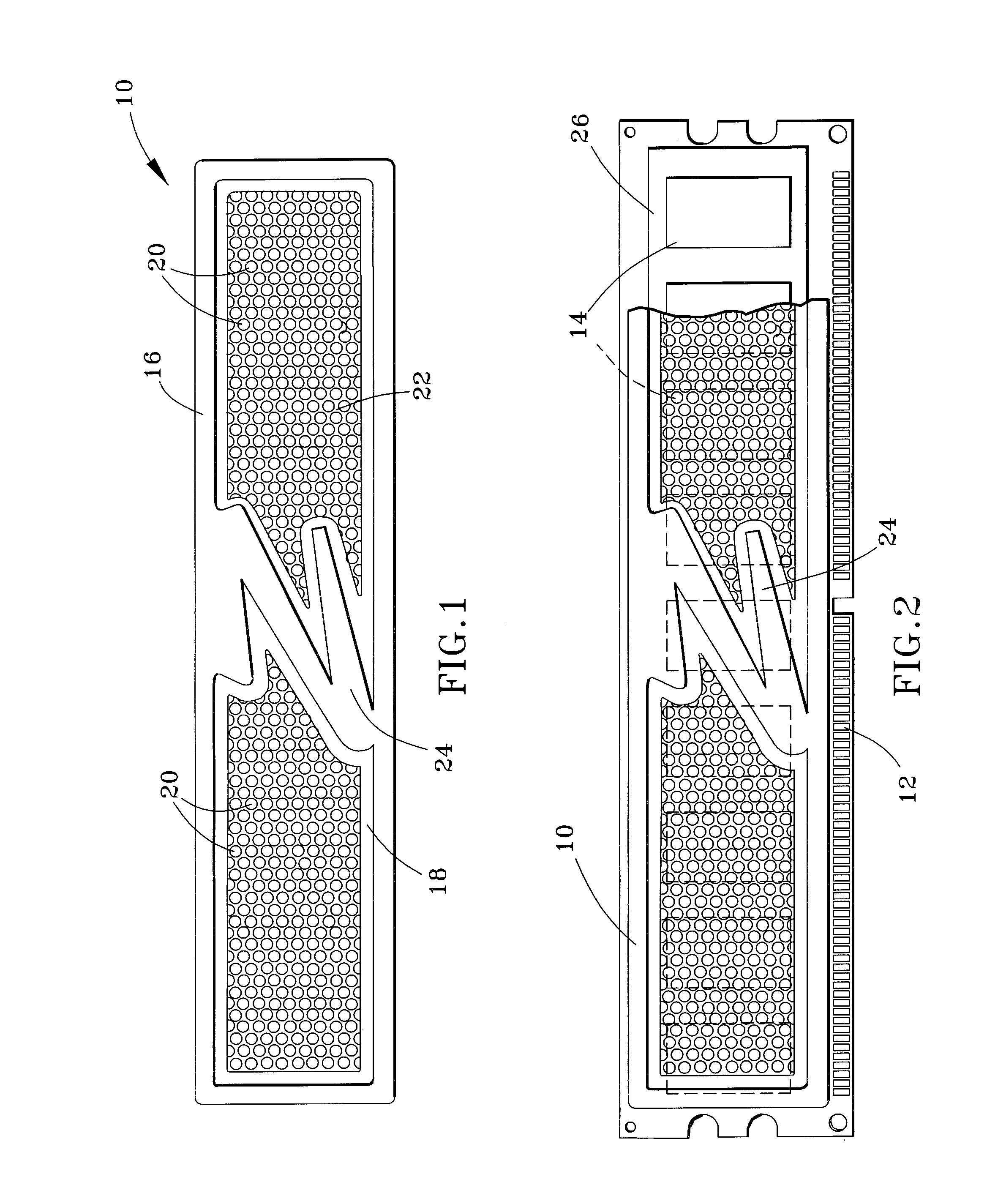 Method and apparatus for thermal management of computer memory modules