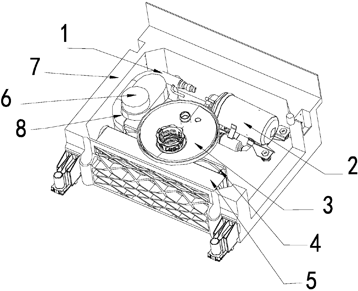 Heat pump type dish washing machine