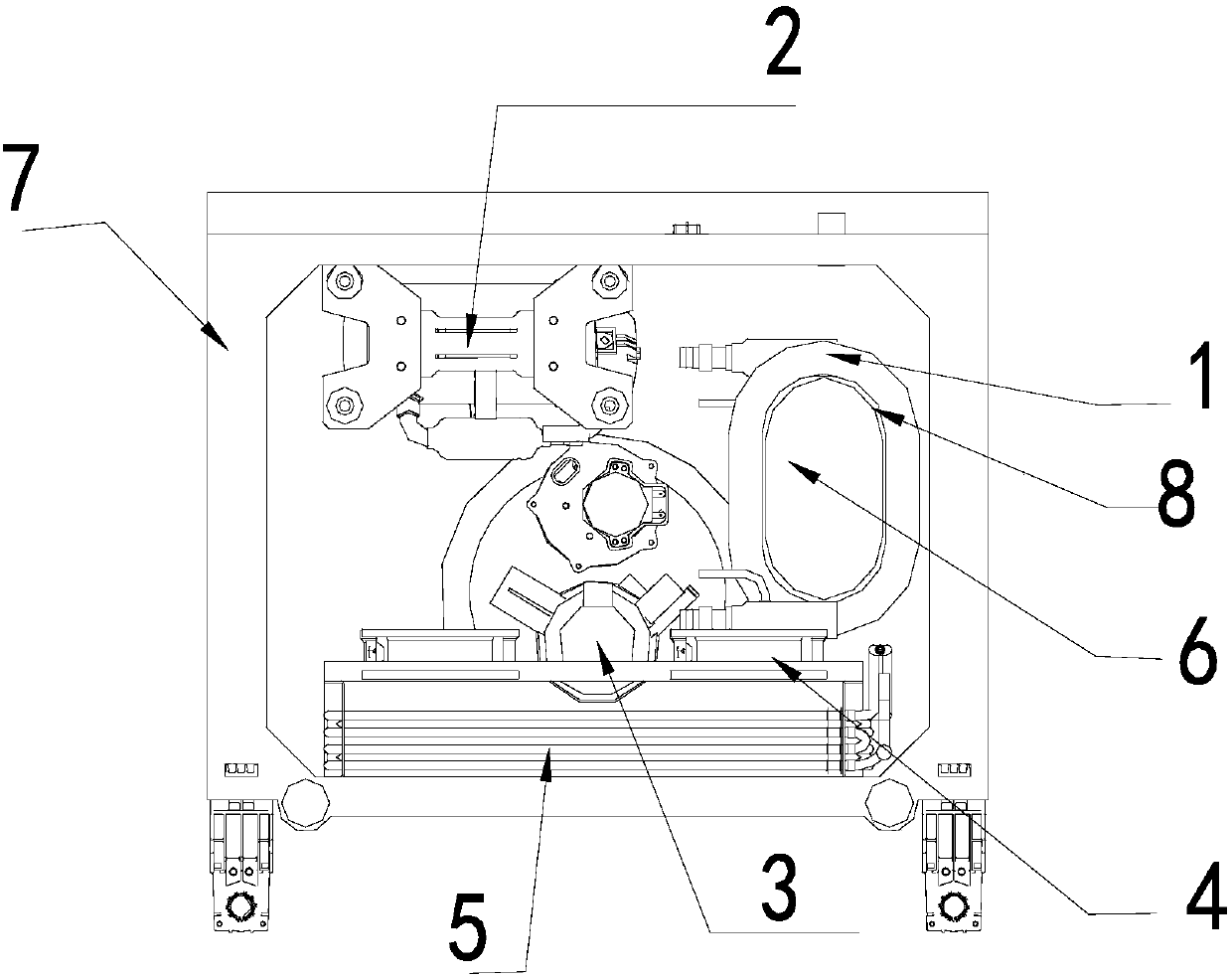 Heat pump type dish washing machine