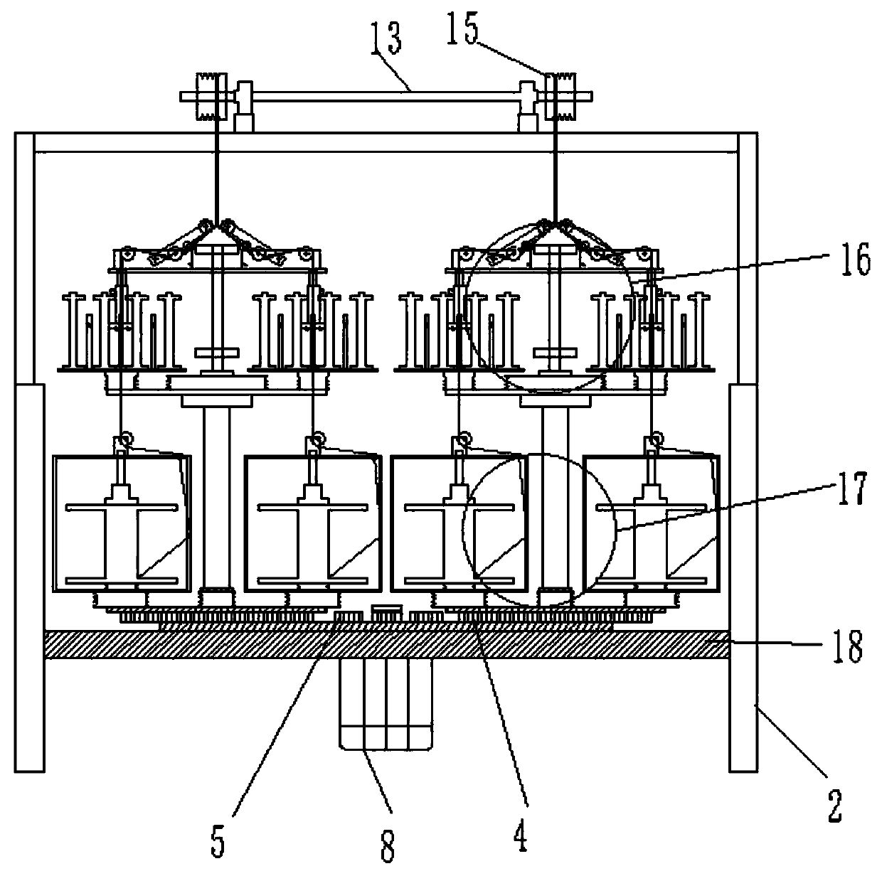 An automatic control winding tape machine