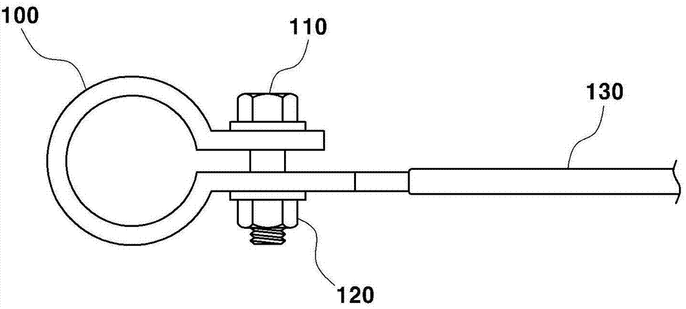 Battery terminal for vehicle