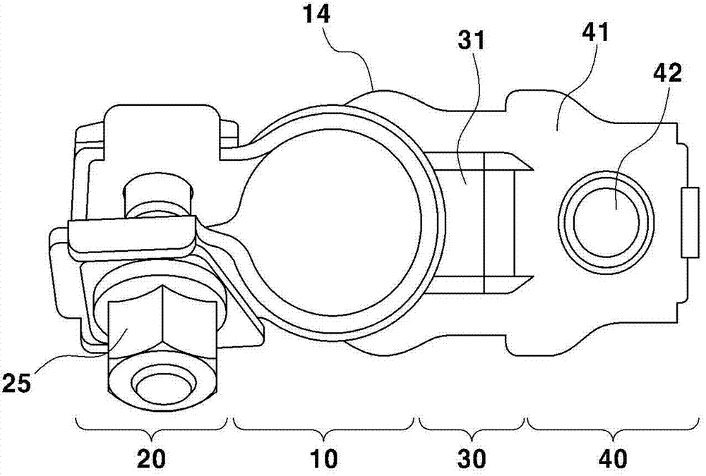 Battery terminal for vehicle