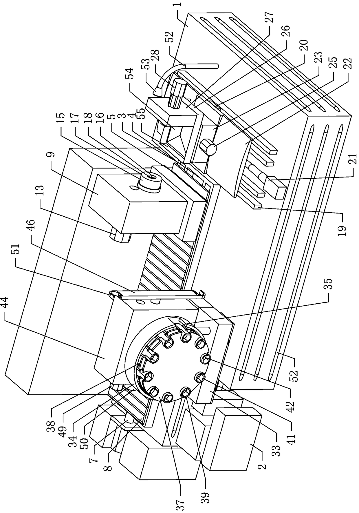 Bolt sphere machining device