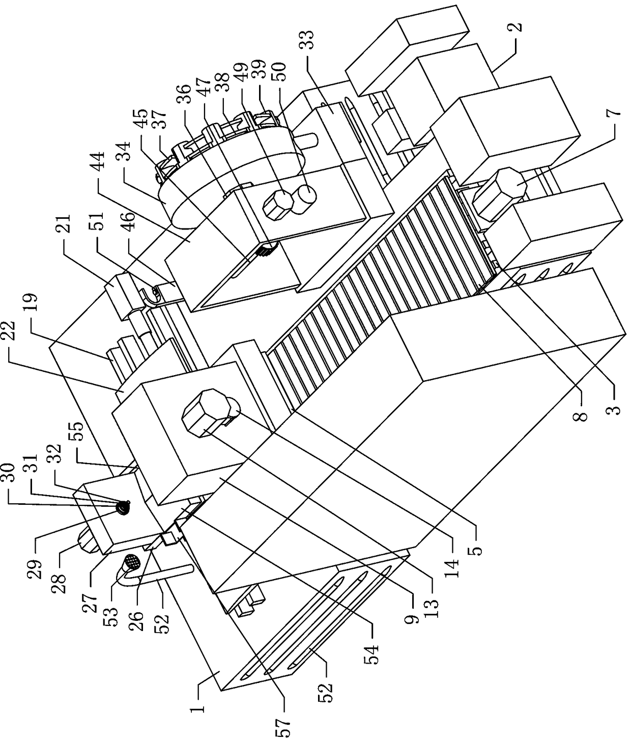 Bolt sphere machining device