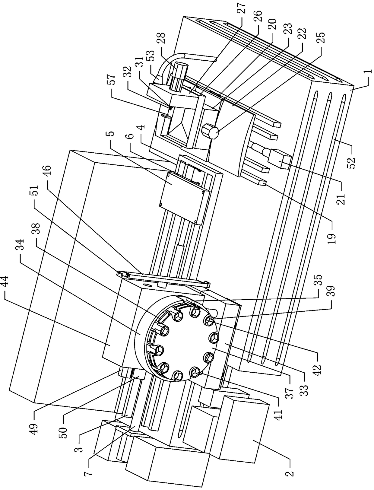 Bolt sphere machining device