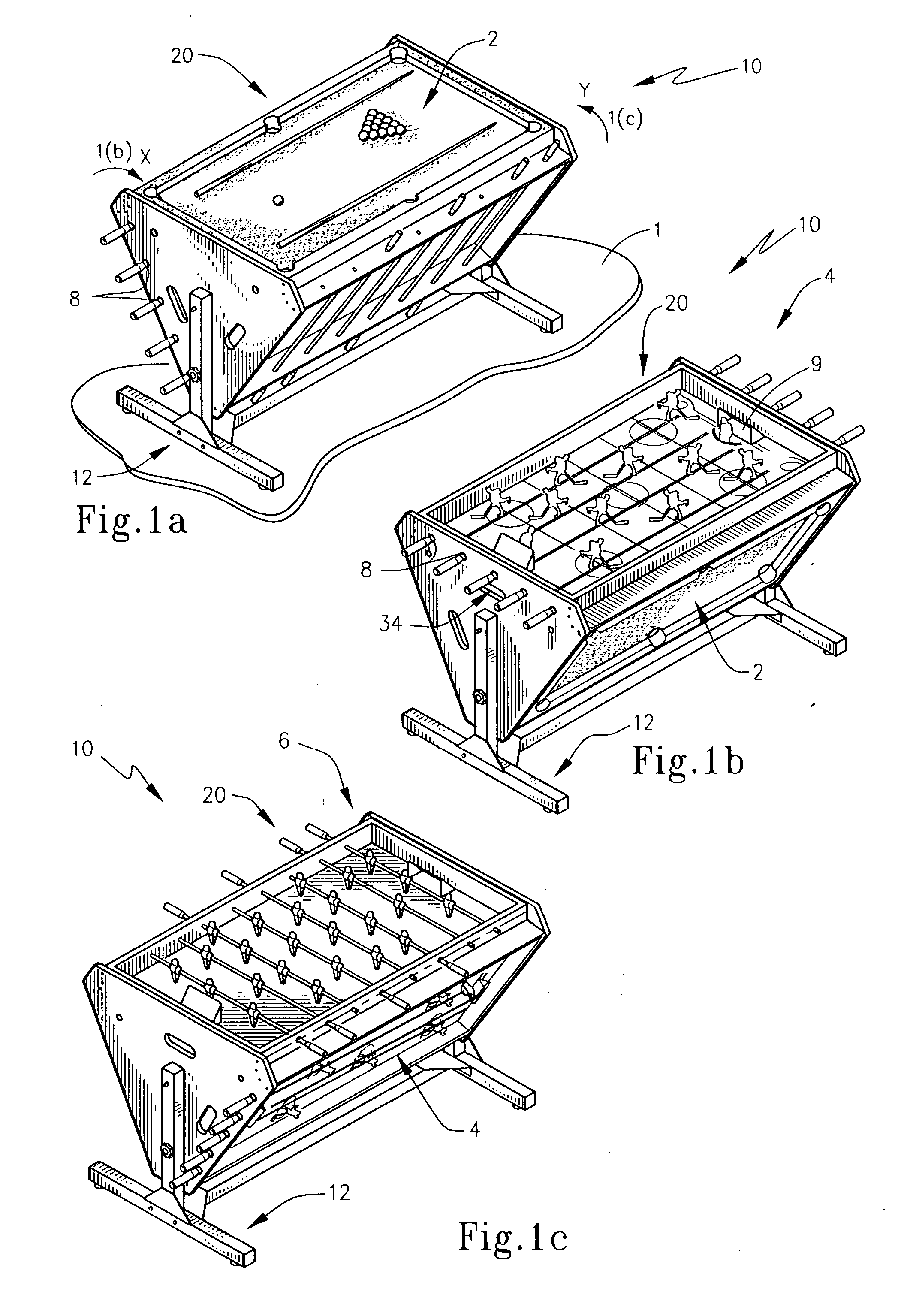 Rotatable game apparatus