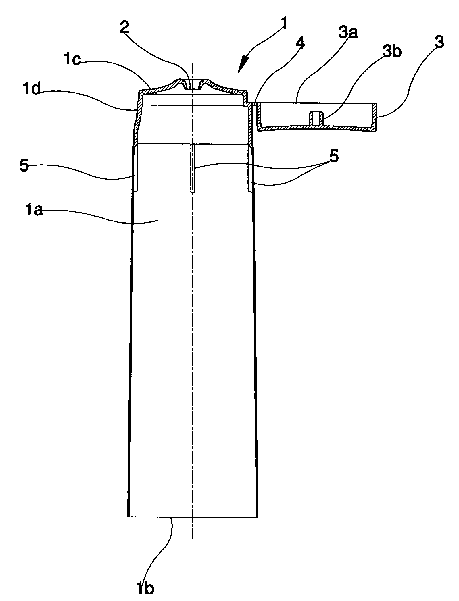 Plastic single-piece tube