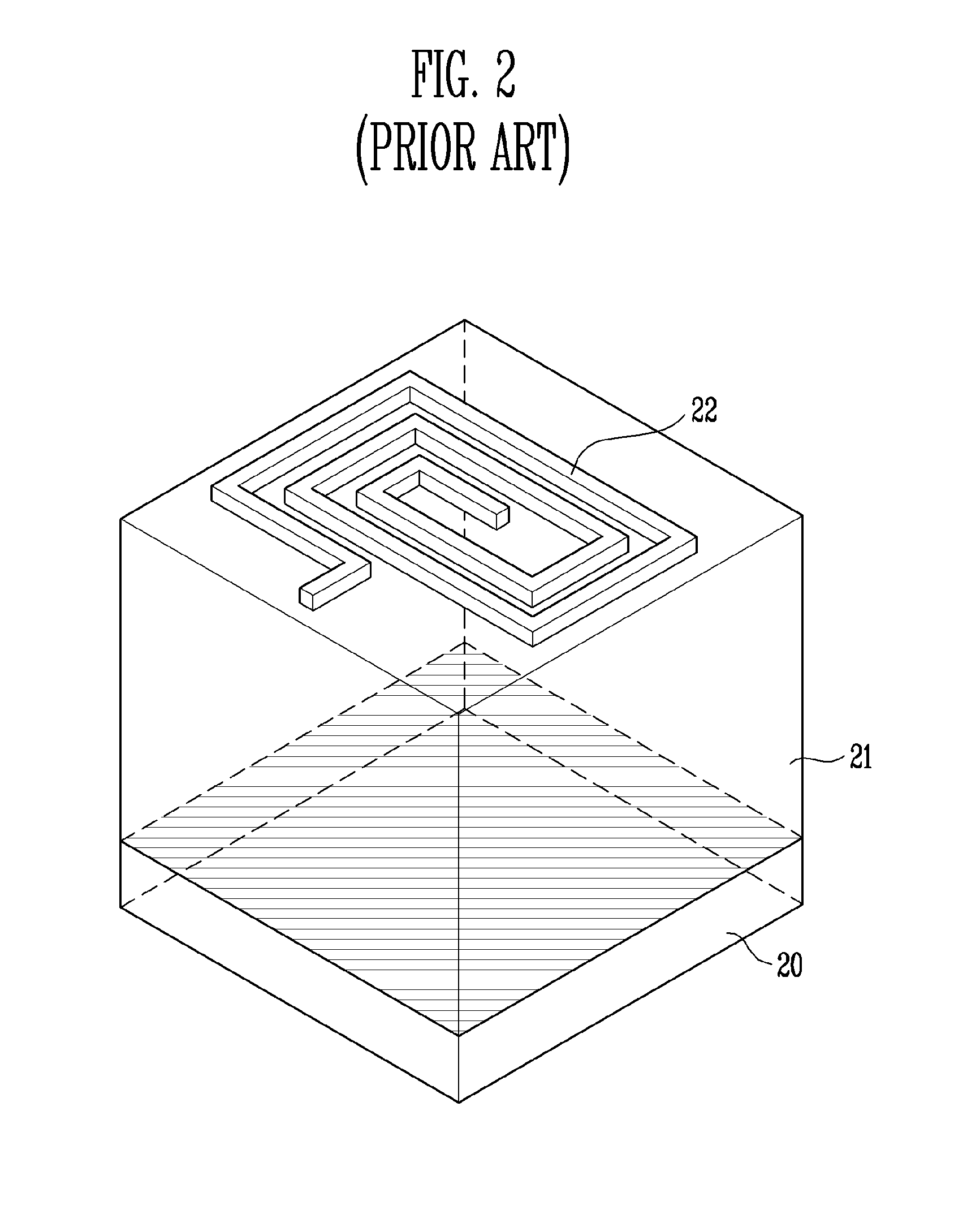 Vertically formed inductor and electronic device having the same