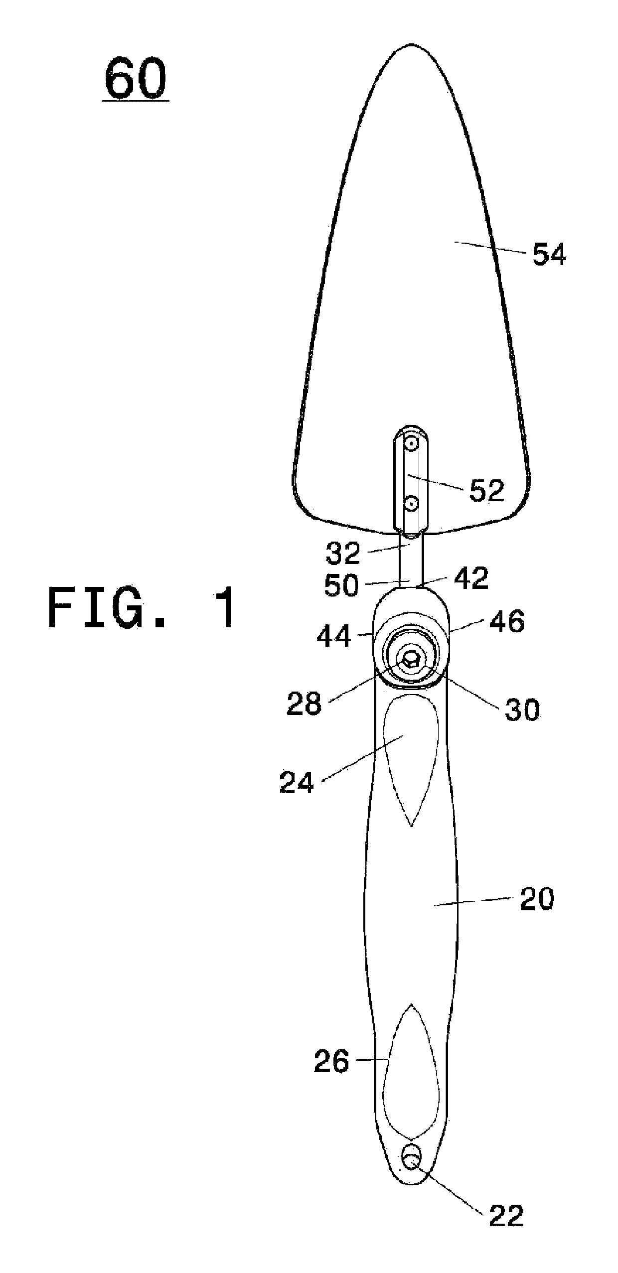 Adjustable hand trowel