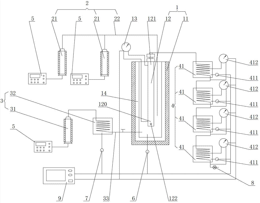 Device and method for simulating thickened oil viscosity reduction during wellbore lifting