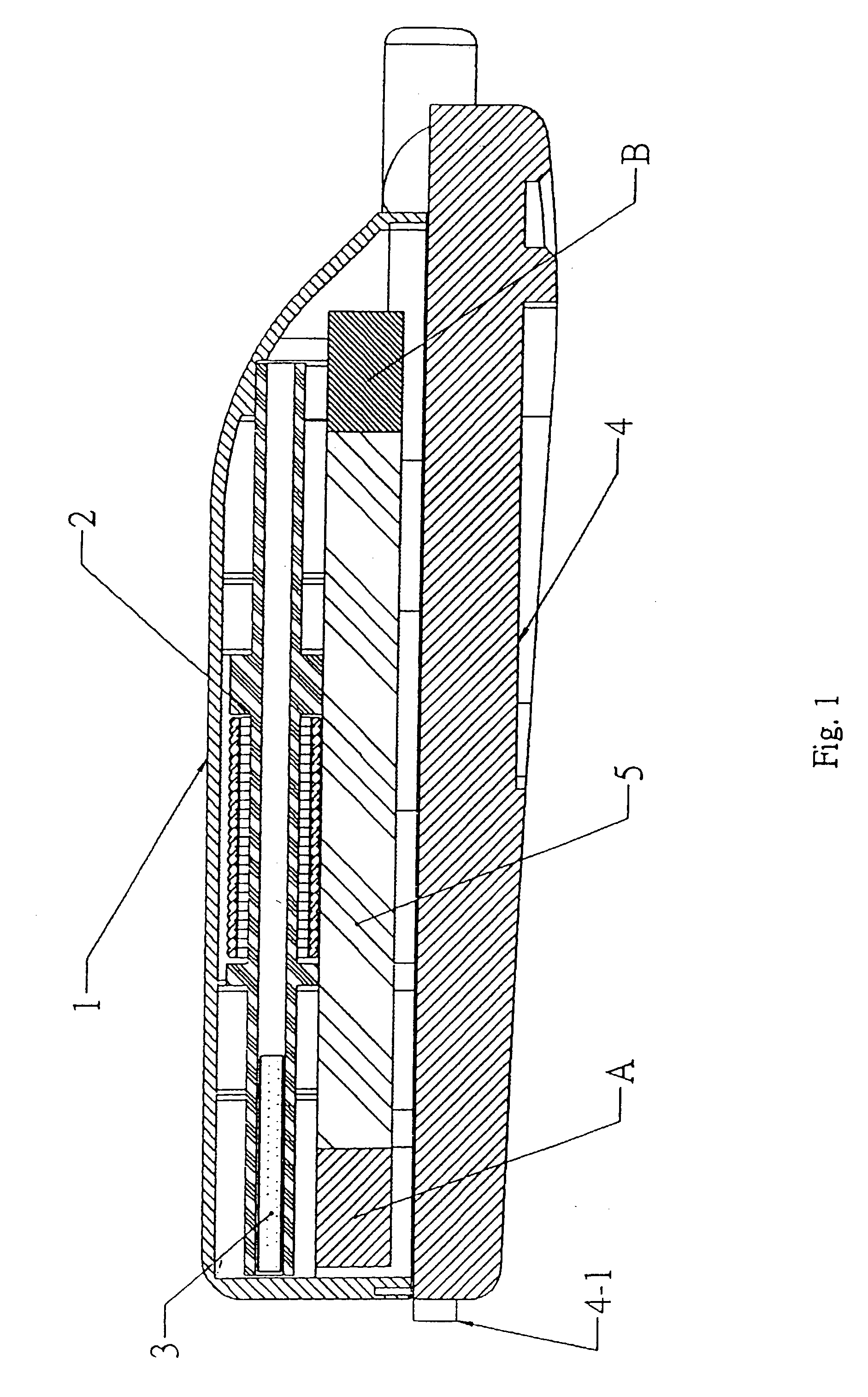 Self-rechargeable portable telephone