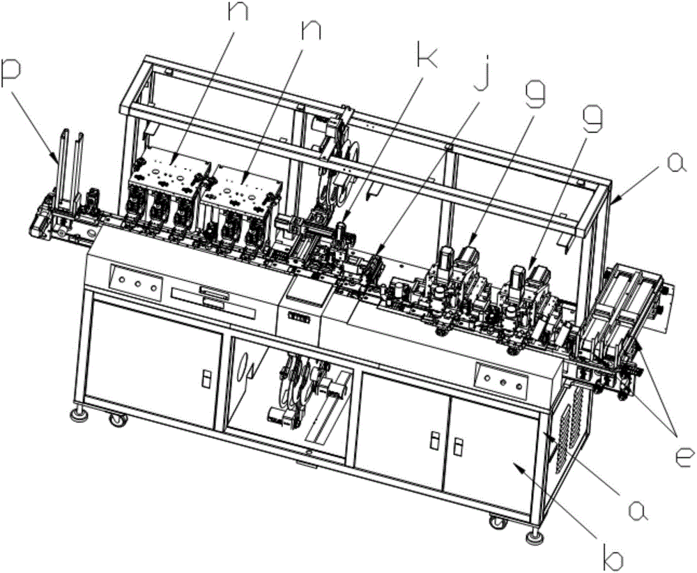 Multi-chip contact type intelligent card slot milling packaging device