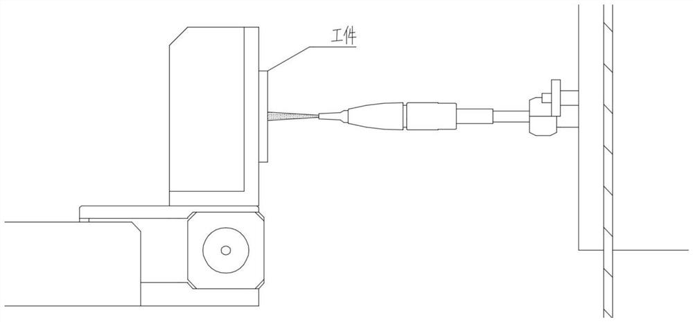 A low-temperature micro-abrasive air-jet machining machine tool