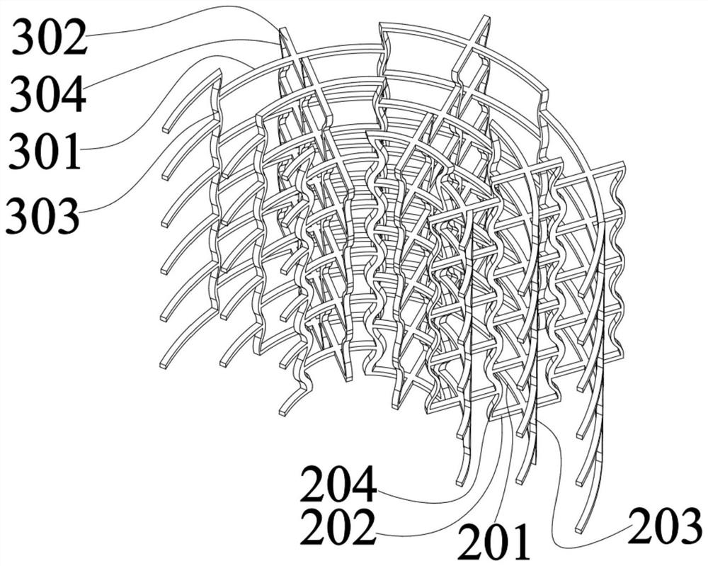 Three-dimensional anti-impact body with negative Poisson's ratio characteristic and design method thereof