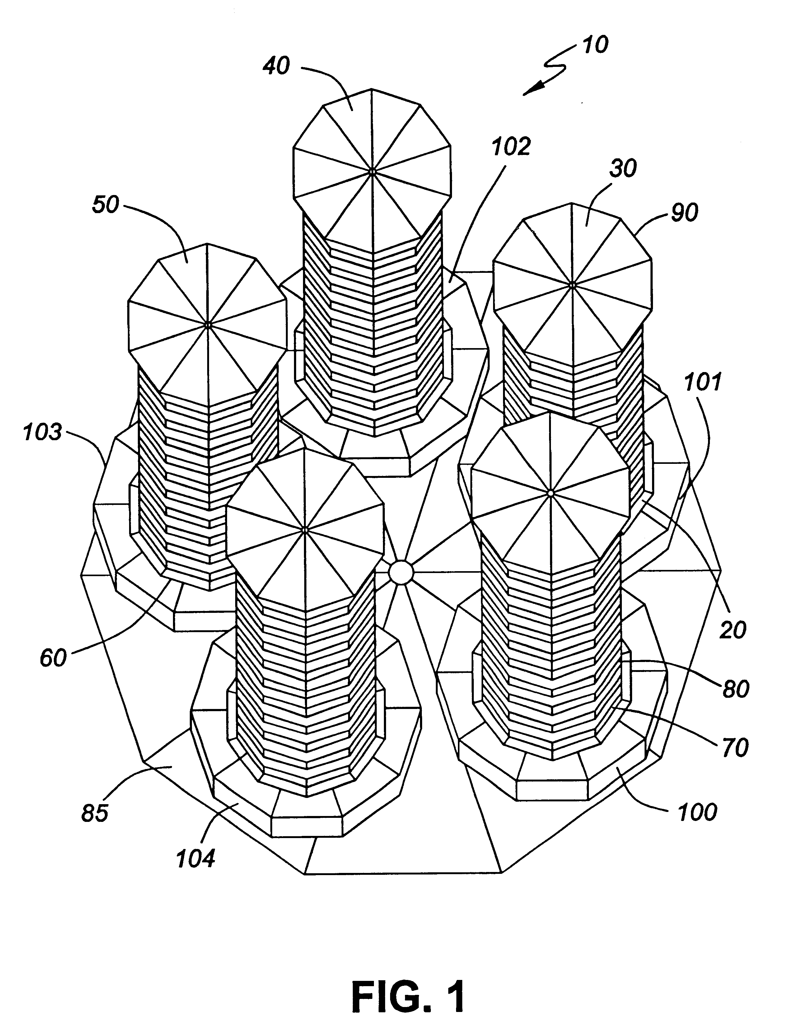 Pentagonal helical antenna array