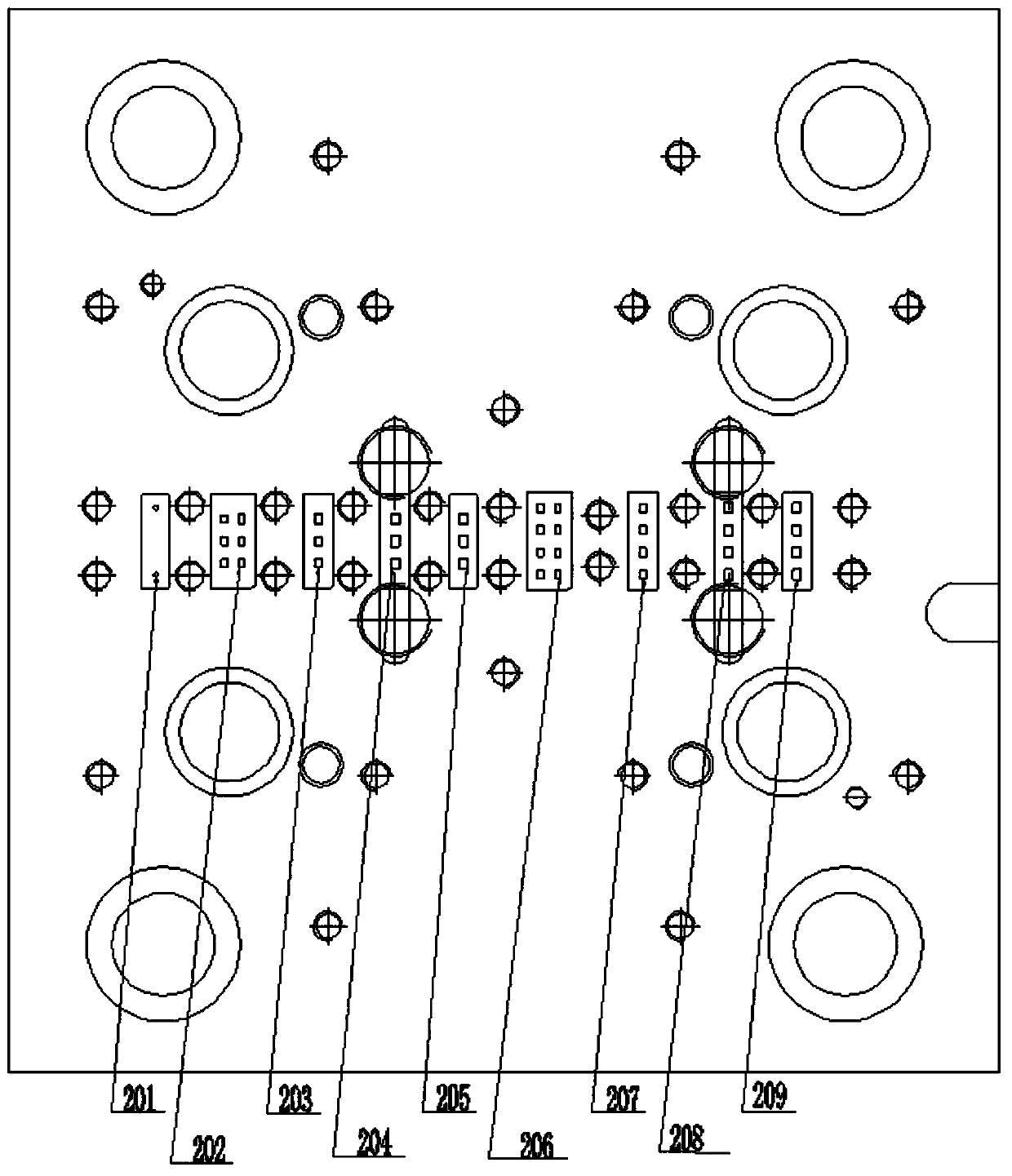 Manufacturing die for 3225 Kovar ring