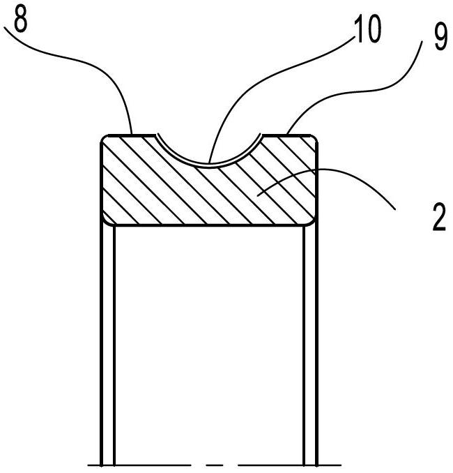 Low-temperature deep cooling bearing