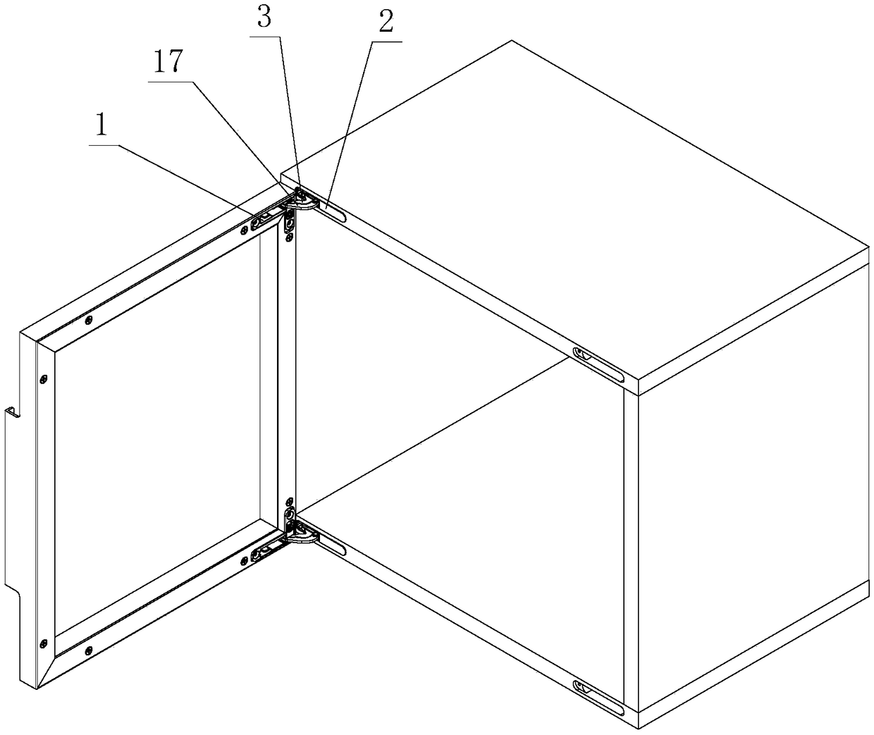 Damping closing structure of buried-type hinge