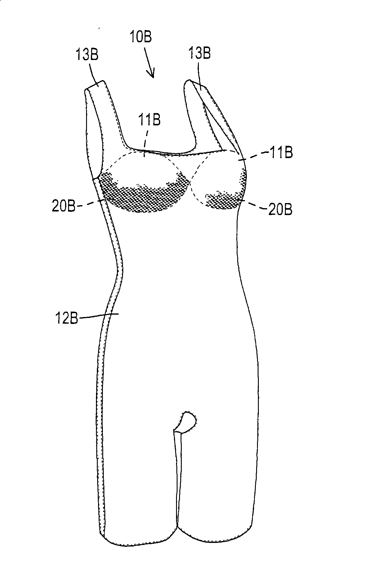 Underwear with slip-resistance bra cup