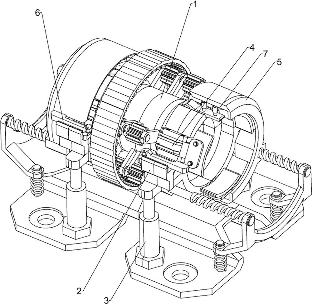 Pipeline connection auxiliary device for water conservancy construction