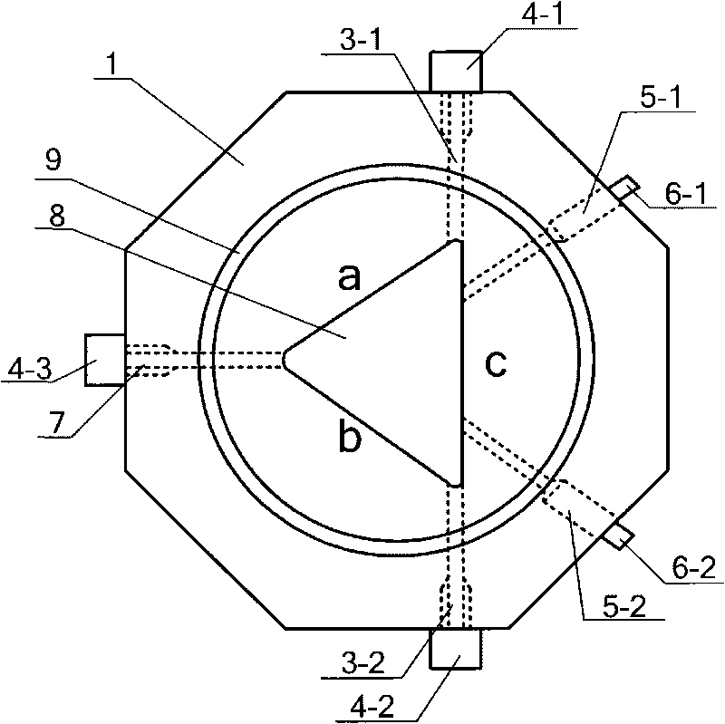 Deep sea water parameter measuring device