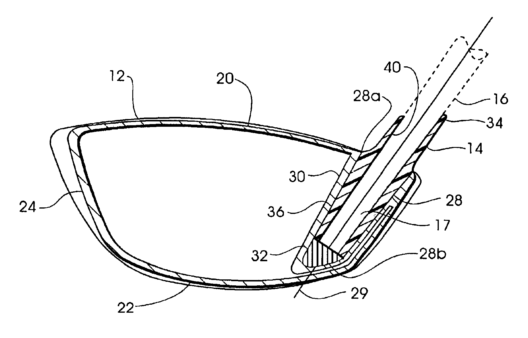 Golf club with hosel cavity weight