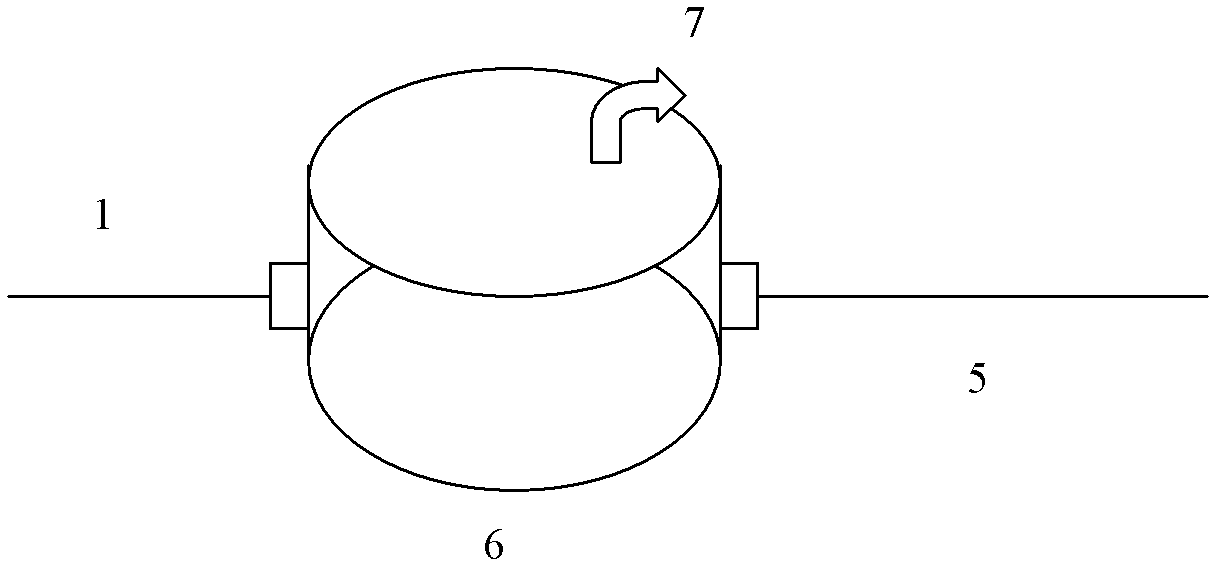 Hollow photon crystal optical fiber-based optical fiber-connected low-pressure gas chamber device