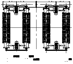 Laminar cooling process control device and method for hot rolled strip steel