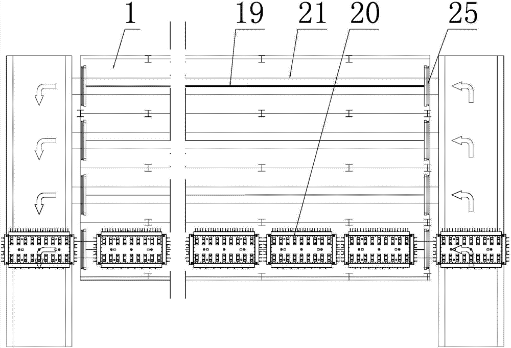 Pre-tensioning method prestressed concrete track board production line maintaining system and application thereof