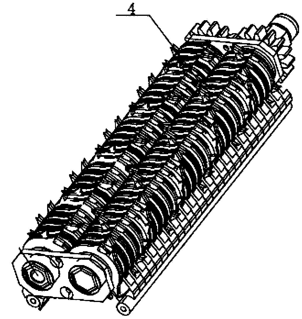 Paper shredding mechanism