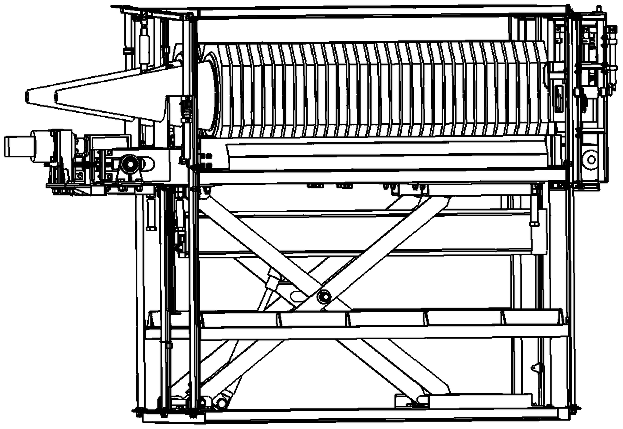 Highway automatic deployment and recovery road cone storage system assembly