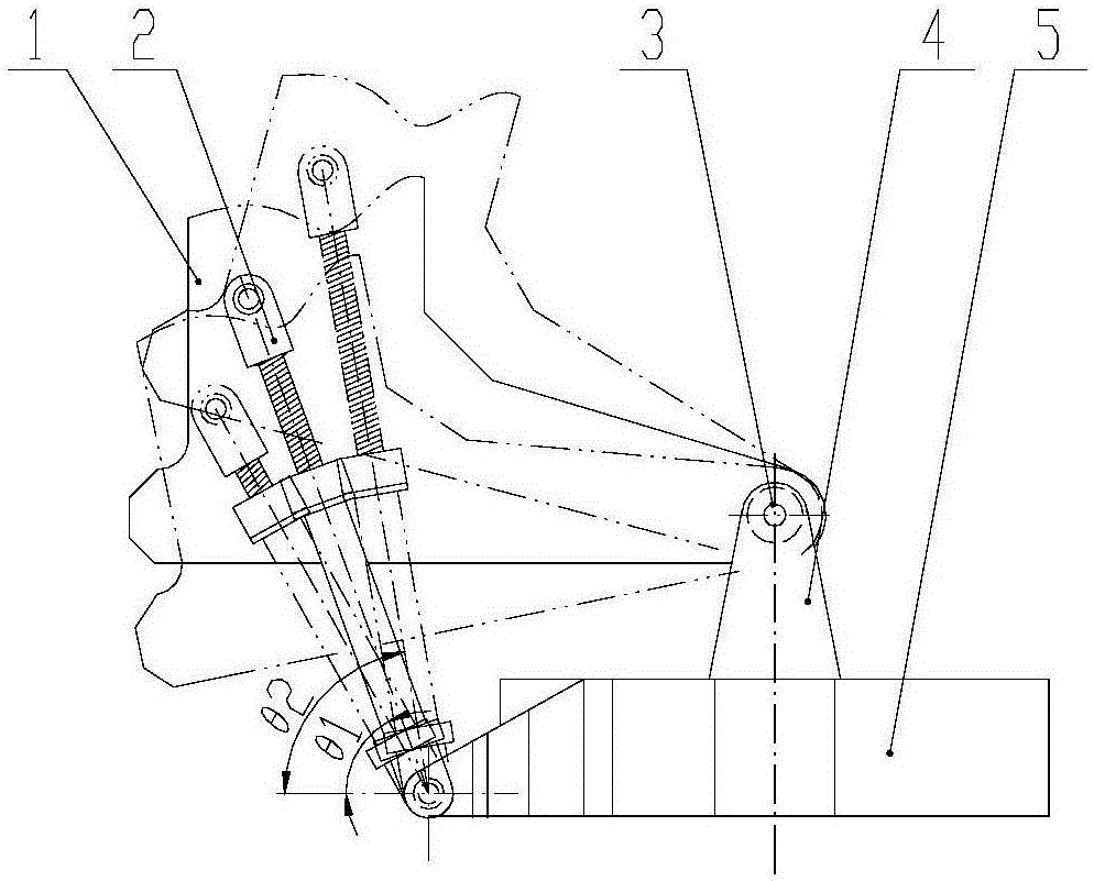 Stacker-reclaimer pitching hydraulic system, close loop control system and control method