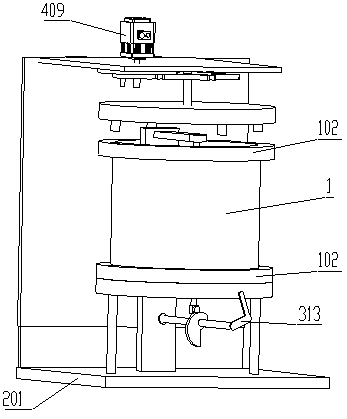 A ring die reaming device for feed