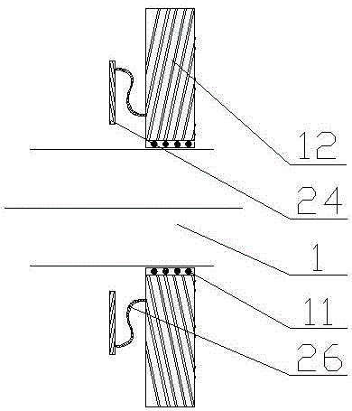 Double-jaw plate cushioning friction thread sleeve clutch