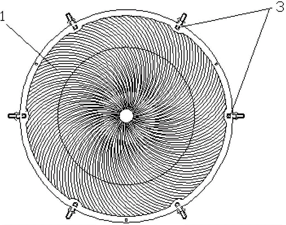 Cooking fume purification net disk