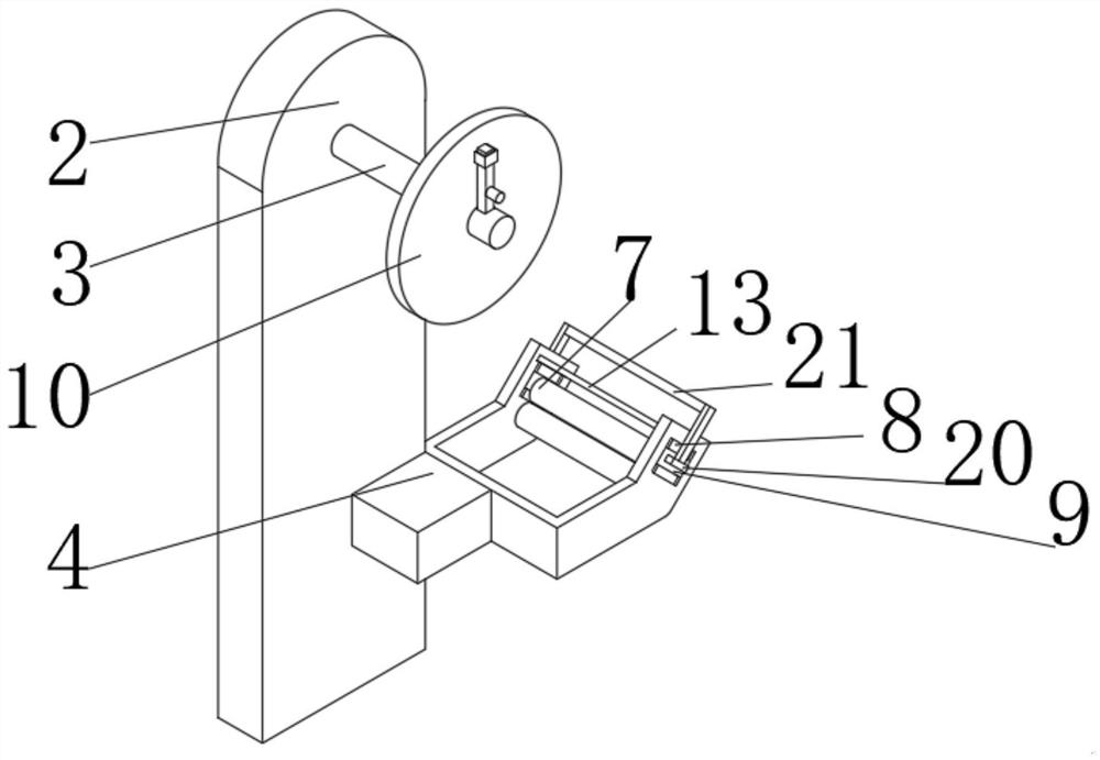 High-speed flat-pressing die cutting device for printed product production