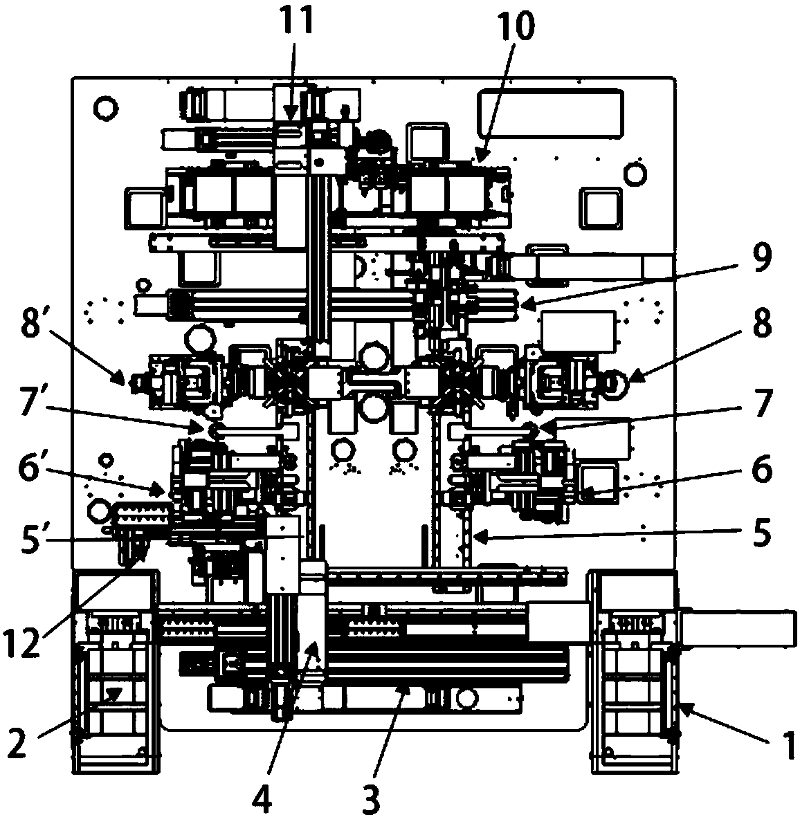 Dual-camera module assembling device