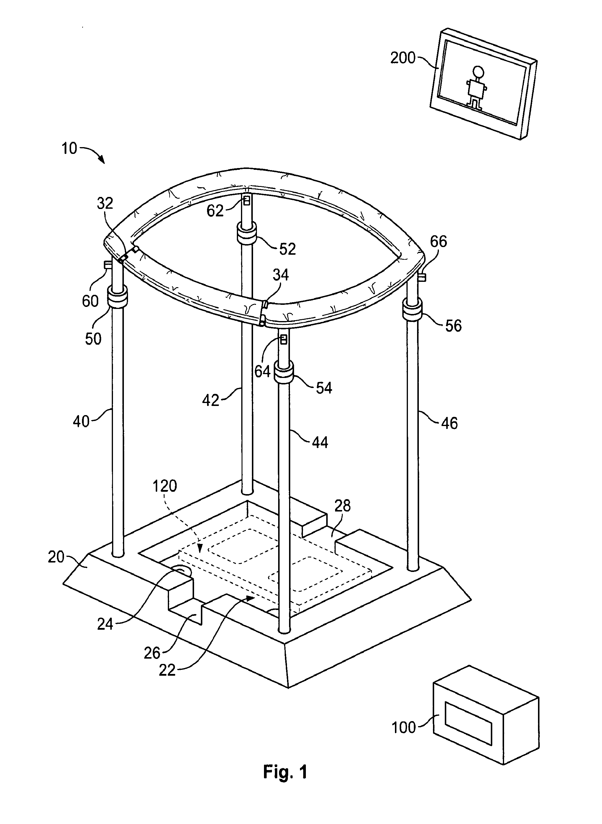 Balance disorder diagnostic or training apparatus